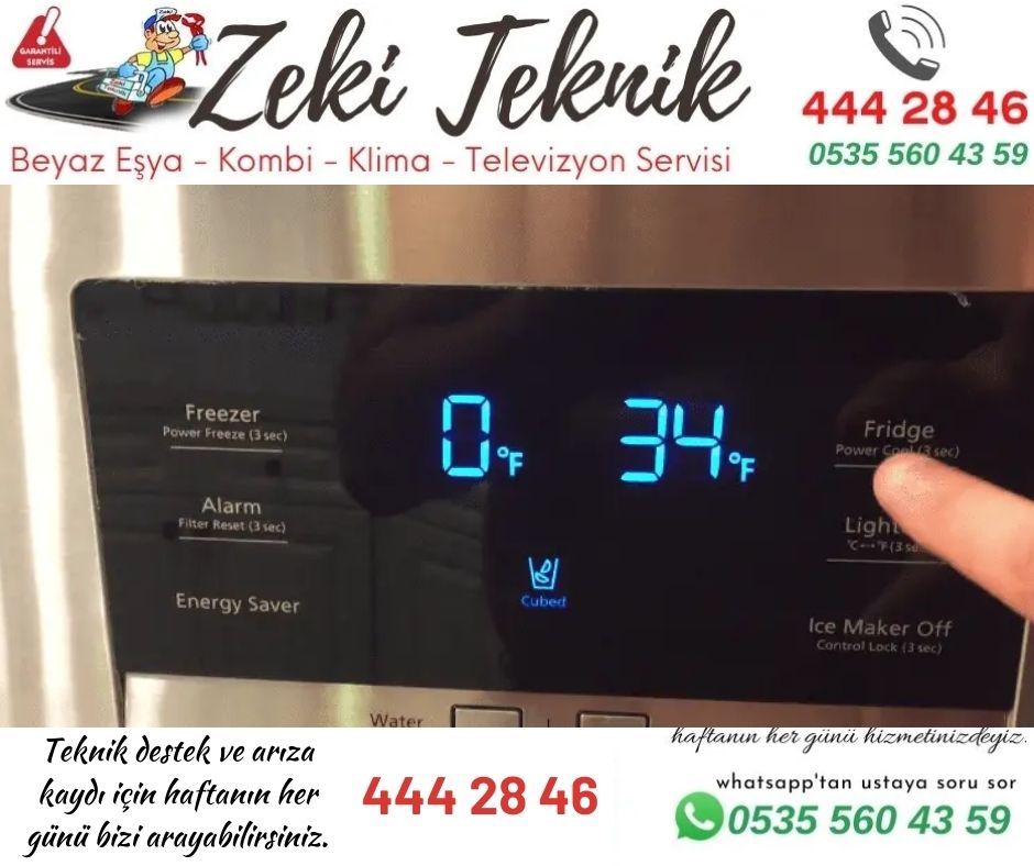 Arçelik Buzdolabı Gösterge Paneli Yanmıyor