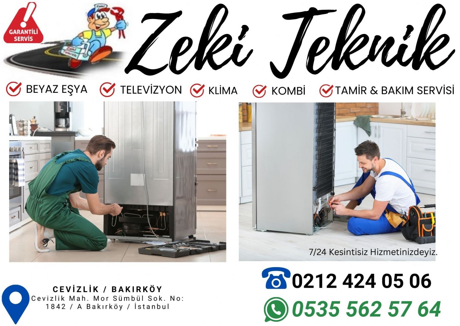 Cevizlik Buzdolabı Servisi