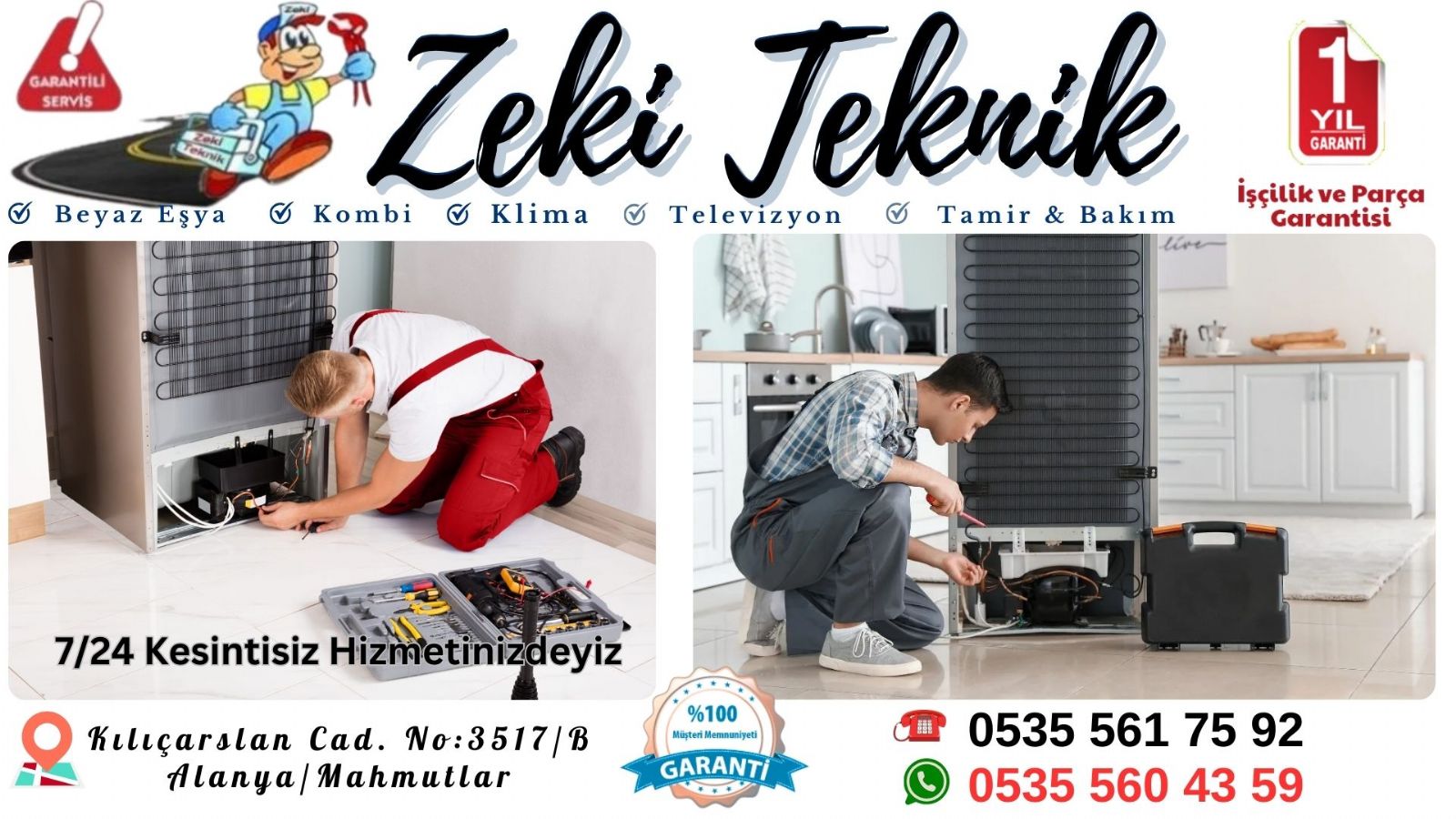Mahmutlar Buzdolabı Servisi 