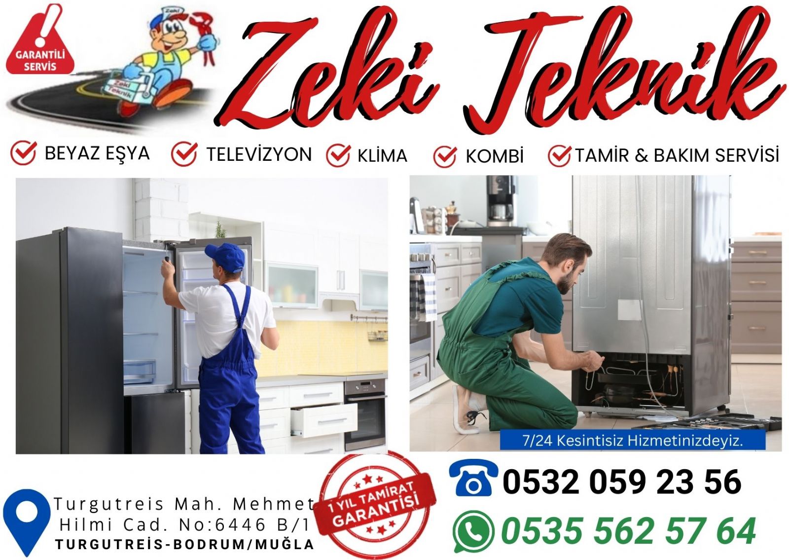  Turgutreis  Buzdolabı Servisi 